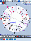 астрологическая программа Vesta - мобильный астролог - Двойная карта с тематическими аспектами